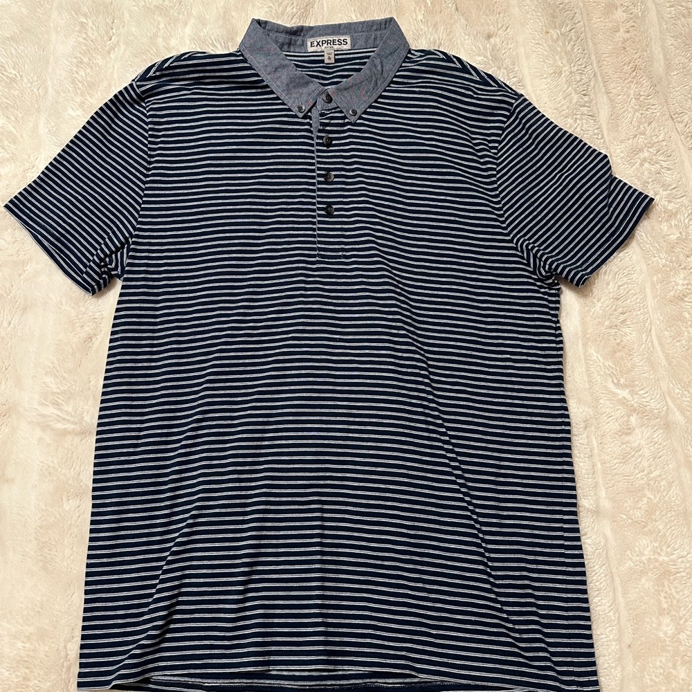 LIKE NEW Express Men’s Polo Fitted XL
